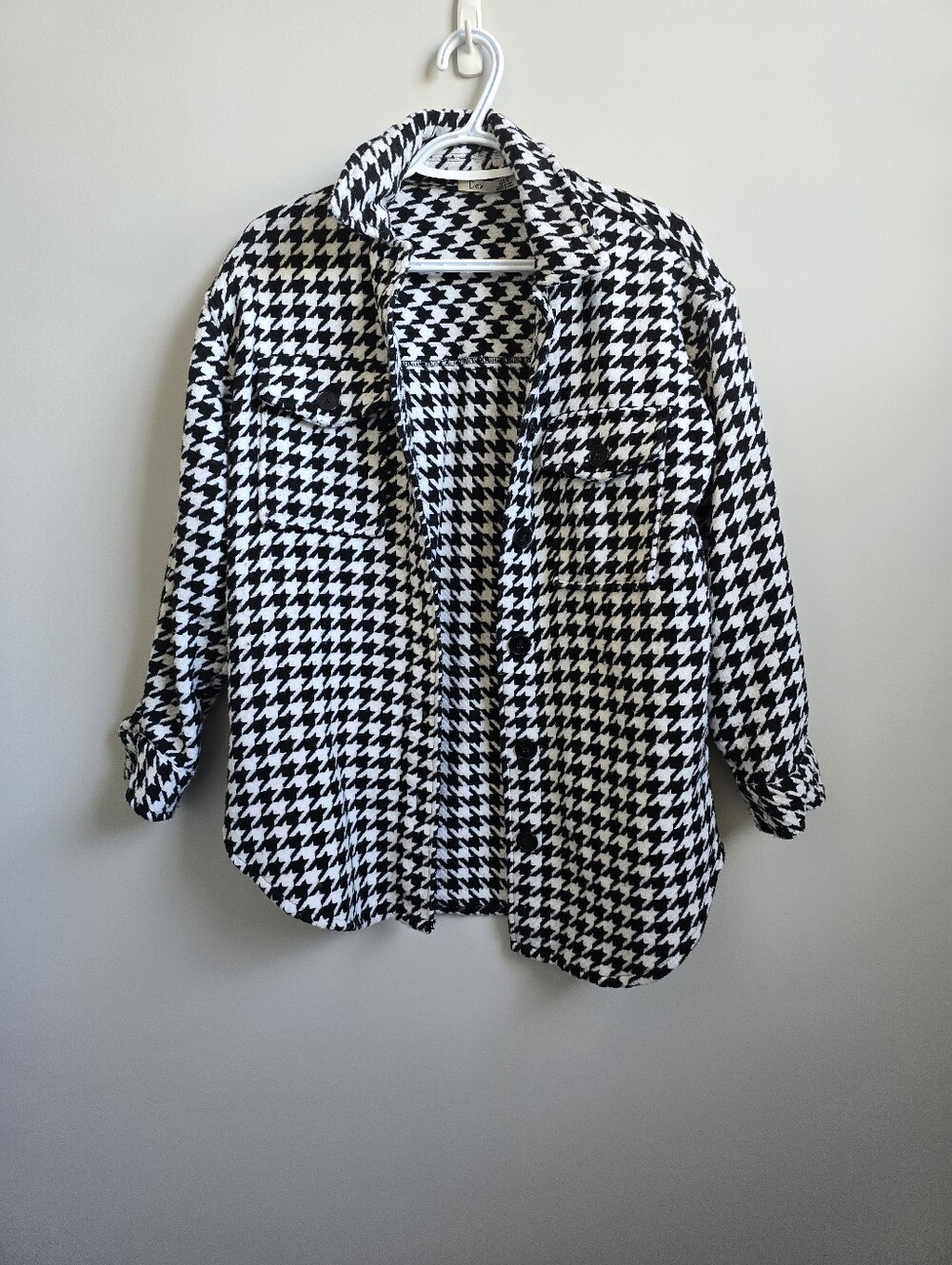 Houndstooth Shacket/Jacket